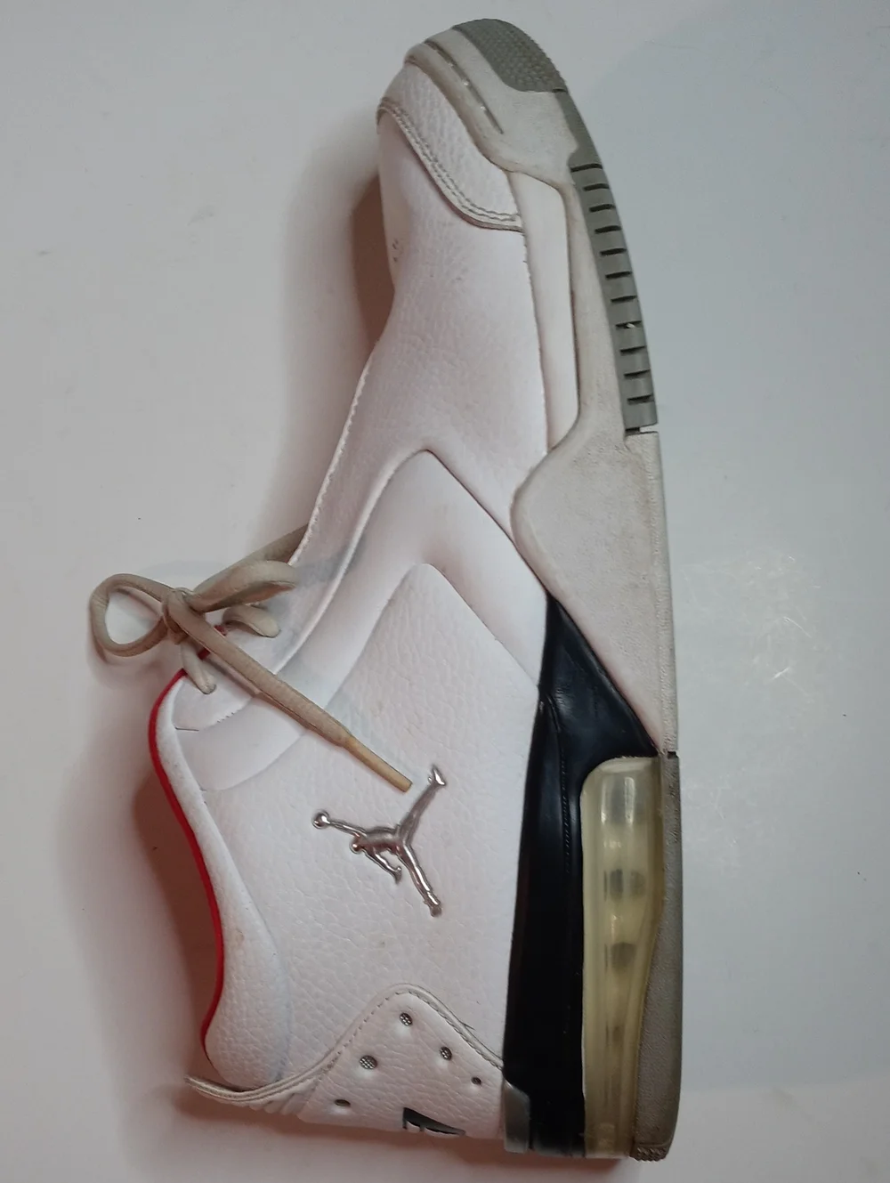 Jordan Big Fund White/ Silver Men's BV6273-100 Size 12 Basketball Sneakers